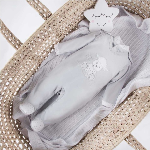 EWA 852328 NEWBORN Śpiochy szary