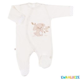 EWA NEWBORN Pajac ecru 46-62