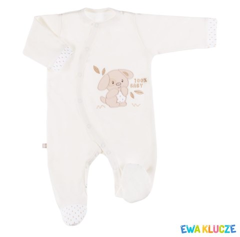 EWA NEWBORN Pajac ecru 46-62
