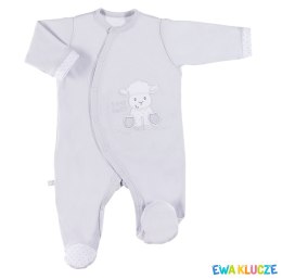 EWA NEWBORN Pajac szary 48-62
