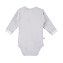 EWA NEWBORN Body rozpinane szary