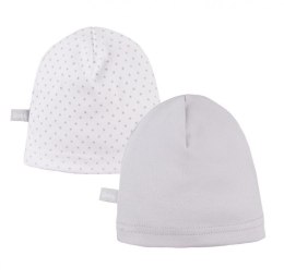 EWA Czapka Smerfetka 2-pak szara 50-62