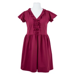 EWA 967866 LINDA Koszula ciążowa bordo M