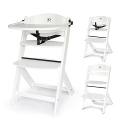 KINDERKRAFT Krzesełko do karmienia ENOCK NATURAL WHITE