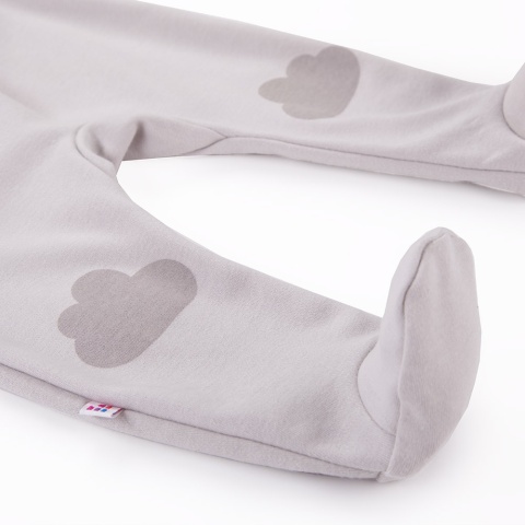 Komplet wyprawkowy MELLOW 4-częściowy szary