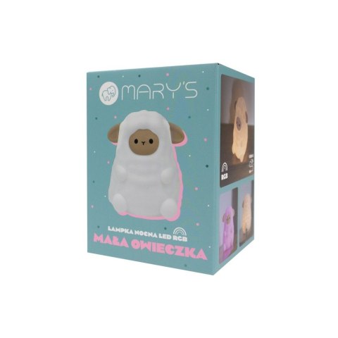 MARY'S MW61591 Lampka nocna LED RGB Mała owieczka