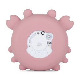 PETITE&MARS 583820 Silikonowy termometr cyfrowy do kąpieli Crab Caleb Dusty Rose