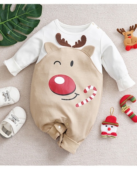 Pajacyk niemowlęcy Renifer