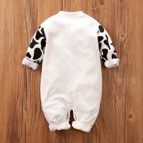 Pajacyk niemowlęcy rozpinany KRÓWKA