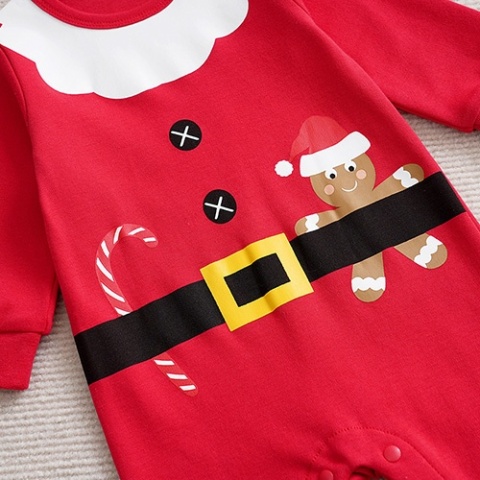 Pajacyk świąteczny z czapką MIKOŁAJEK