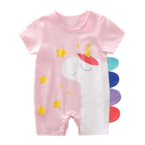 Rampers dla dziewczynki - Jednorożec
