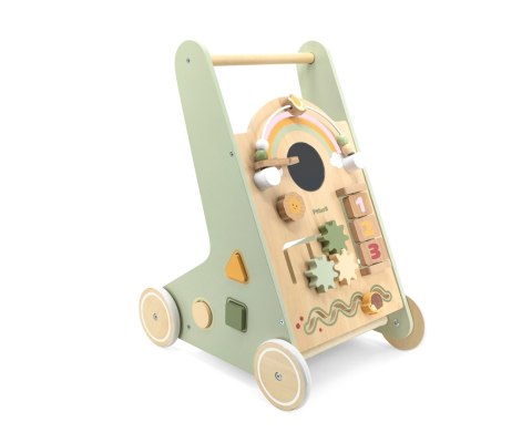 VIGA 44226 PolarB Drewniany pchacz chodzik zielony