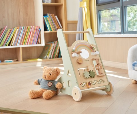 VIGA 44226 PolarB Drewniany pchacz chodzik zielony