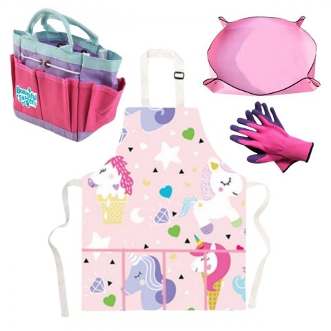 WOOPIE 54467 Zestaw małego ogrodnika 18el. Jednorożec