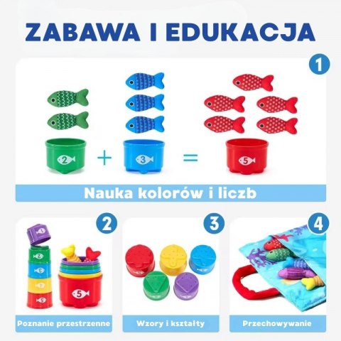 WOOPIE 54566 Zestaw Małego Wędkarz Nauka liczenia
