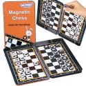 WOOPIE IQ 52142 Gra Szachy Warcaby Magnetyczne 2w1 Podróżna Kieszonkowa