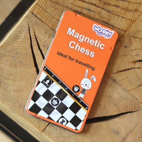 WOOPIE IQ 52142 Gra Szachy Warcaby Magnetyczne 2w1 Podróżna Kieszonkowa