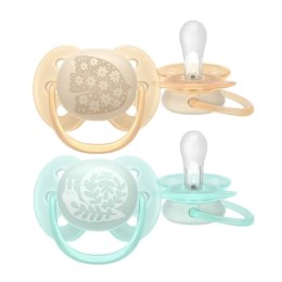 AVENT SCF091/41 Smoczek Ultra Soft forest friends 0-6m ptak / ślimak