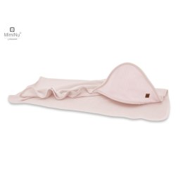KIECZMERSKI Okrycie kąpielowe 100x100 MIMINU SOFT + myjka różowe