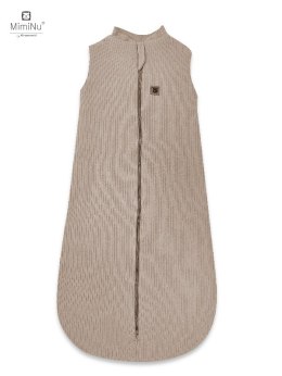 KIECZMERSKI Śpiworek do spania całoroczny MIMINU SOFT TEDDY 2,5 TOG mokka 62/76cm 3-12m