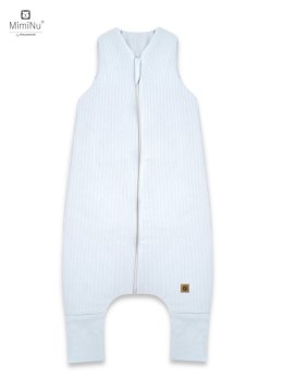 KIECZMERSKI Śpiworek do spania ocieplany z nogawkami MIMINU SOFT FLO S błękit 80/98cm 1-2,5 roku