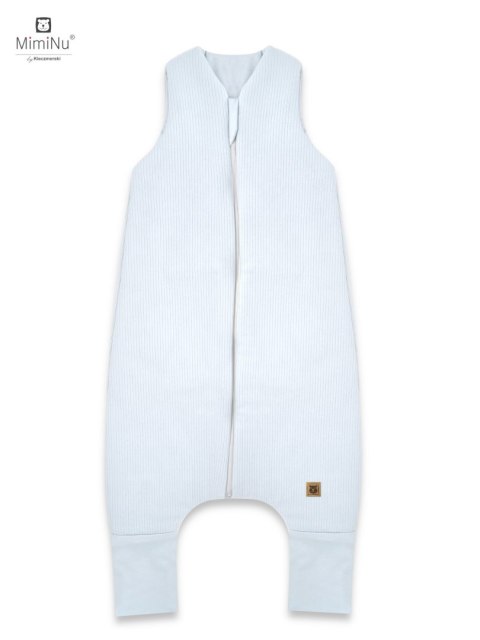 KIECZMERSKI Śpiworek do spania ocieplany z nogawkami MIMINU SOFT FLO S błękit 80/98cm 1-2,5 roku