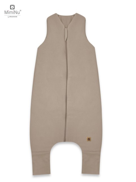 KIECZMERSKI Śpiworek do spania ocieplany z nogawkami MIMINU SOFT FLO S mokka 80/98cm 1-2,5 roku
