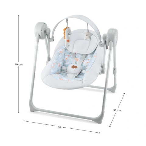 KINDERKRAFT Bujaczek SWINGEE grey