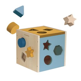PETITE&MARS 615730 Drewniana zabawka - sorter Gravity Cosmic Blue 12 m+