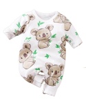 Pajacyk niemowlęcy piżamka KOALA