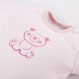 Body BIG BEAR paski różowe 74-86