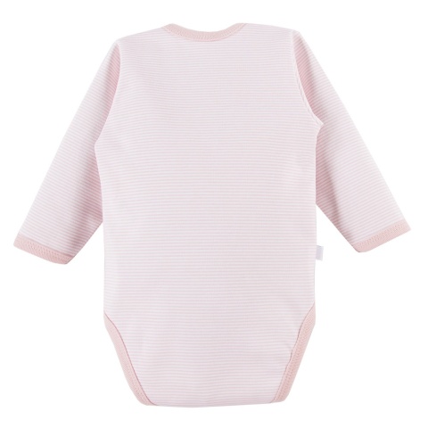 Body BIG BEAR paski różowe 74-86