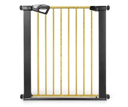 MILLY MALLY 6575 Bramka zabezpieczająca - barierka na schody Guardy 83 Black Natural