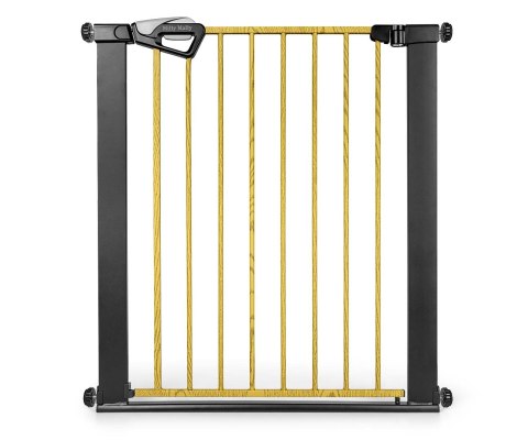 MILLY MALLY 6575 Bramka zabezpieczająca - barierka na schody Guardy 83 Black Natural