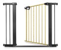MILLY MALLY 6578 Bramka zabezpieczająca - barierka na schody z rozszerzeniem Guardy 104 Black Natural