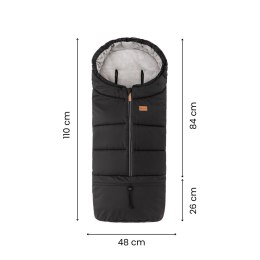PETITE&MARS 531906 Zimowy śpiworek Jibot 3w1 Ink Black