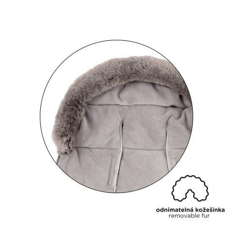 PETITE&MARS 534596 Zimowy śpiworek Comfy 4w1 Mocha Mousse