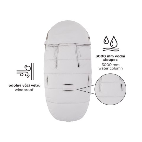 PETITE&MARS 534596 Zimowy śpiworek Comfy 4w1 Mocha Mousse