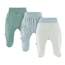 Półśpiochy dziecięce 3-pak zielone 56-68