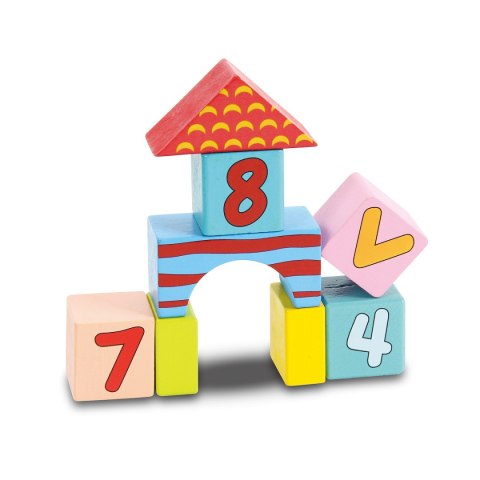 SMILY PLAY SPW84941 Klocki drewniane 52szt.*