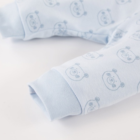 SPODNIE BIG BEAR BAW DRUK NIEBIESKI 62-86