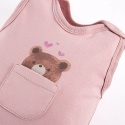 Śpioch niemowlęcy różowy z misiem 56-68