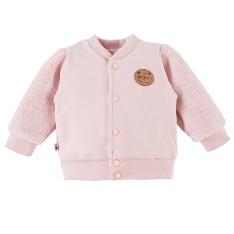 Bluza rozpinana bez kaptura Big Bear róż