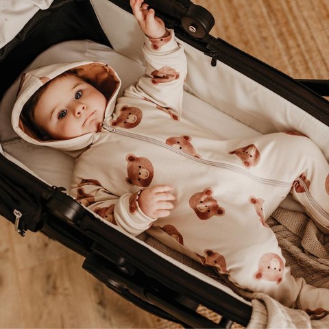 EWA 944362 Kombinezon przejściowy C&B dres kaptur ecru 68