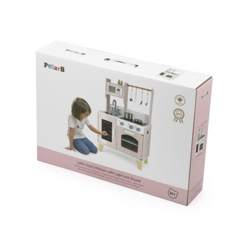 VIGA 44082 PolarB Drewniana Kuchnia Szefa różowa