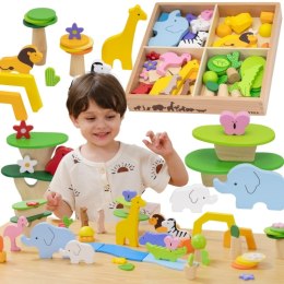 VIGA 44820 Drewniane Klocki Opowieści Tropikalne