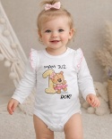 Body na roczek dla dziewczynki z długim rękawem - Mam już rok!