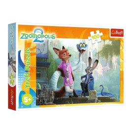 TREFL 16523 Puzzle 100 Tajemnice Zootopii