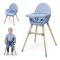 Krzesełko do karmienia 2w1 Kinderkraft FINI 2 - niebieskie (Nordic Breeze)