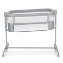 KINDERKRAFT Łóżeczko dostawne Nestee Up 2 full light grey